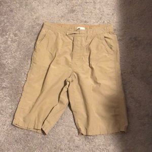 Brown cargo shorts